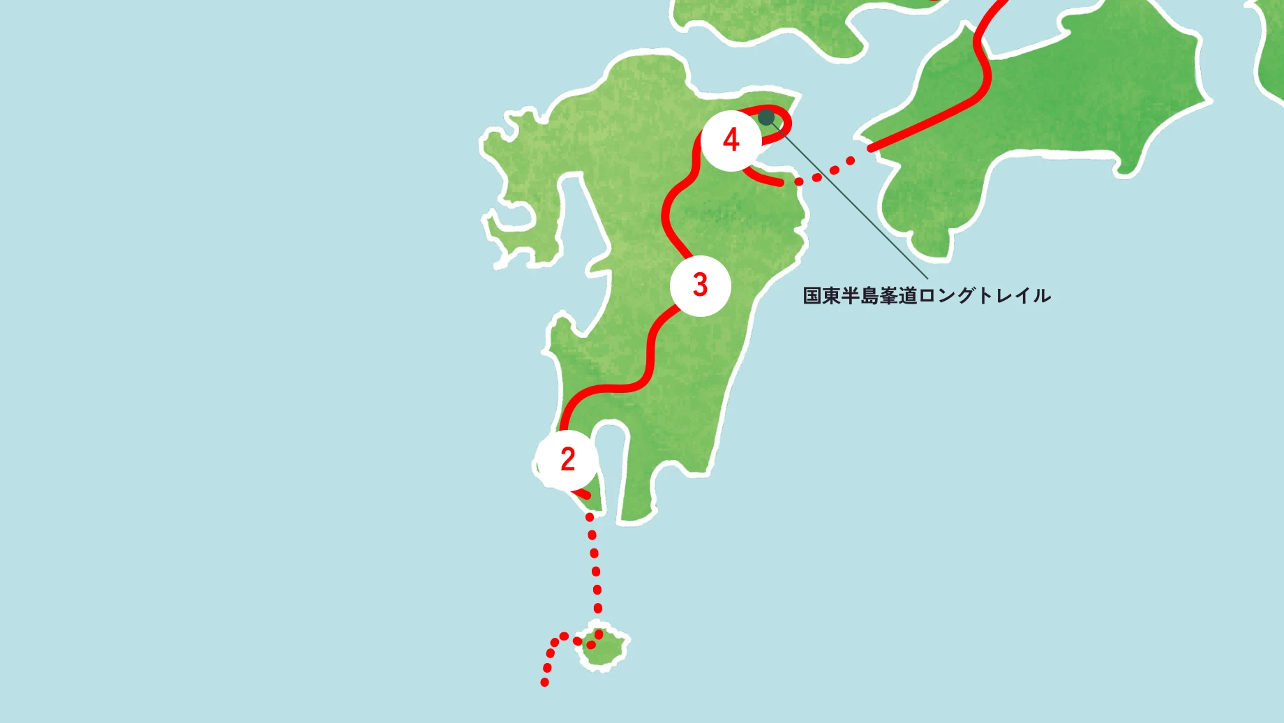 九州エリアのルートサムネイル